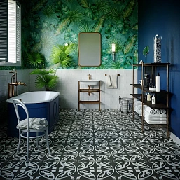 Фото - LVT плитка Invictus Maximus Tile Victorian Treasure Deco Charcoal