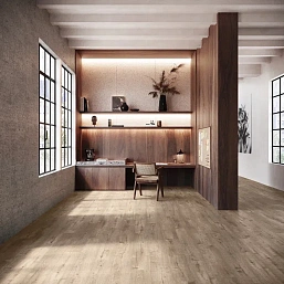 Фото - LVT плитка Invictus замковая Maximus Plank Castle Oak Deer