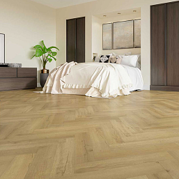 Фото - Кварцевый ламинат Fargo Паркет Английская ёлка Дуб Марракеш