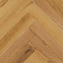 Фото - Паркет английская елочка Living Tree Дуб золотистый