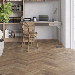 Фото - LVT плитка Invictus Maximus Parquet Highland Oak Roasted