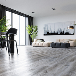 Фото - Кварцевый ламинат Fargo Комфорт  Дуб Рустик Серый