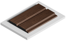 Фото - Стеновые панели HIWOOD LV123 BR396