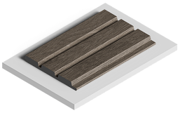 Фото - Стеновые панели HIWOOD LV124 BR490