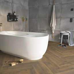 Фото - Виниловая плитка Pergo Vorma pad pro Вековой дуб темный елочка