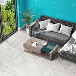 Фото - Кварцвиниловая плитка Alpine Floor Parquet LVT Снежный