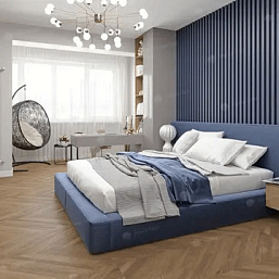 Фото - Кварцвиниловая плитка Alpine Floor Easy Line Французская елочка