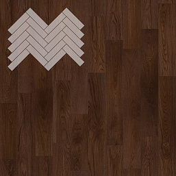 Фото - Паркет Елка Английская Lab Arte Angle Дуб Рустик Бронза лак 500х90х14 мм