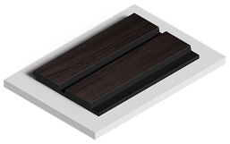 Фото - Стеновые панели HIWOOD LV123N BR395K