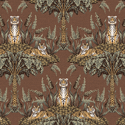 Фото - Флизелиновые обои Loymina Equator Malayan Tigers QTR2 022
