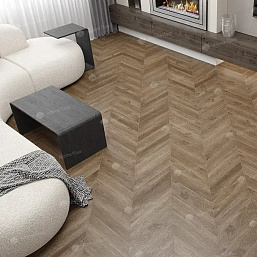 Фото - Кварцевый ламинат Alpine Floor Chevron Alpine Дуб Макадамия