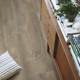 Фото - Виниловая плитка Pergo Optimum Modern plank Click Дуб речной серый темный