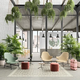 Фото - LVT плитка Invictus Maximus Tile Victorian Treasure Deco Smoke