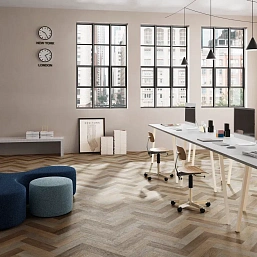 Фото - LVT плитка Invictus Maximus Herringbone New England Sand