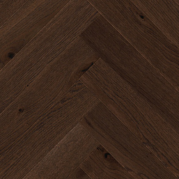 Фото - Паркет английская елочка Living Tree Дуб шоколадный