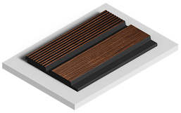 Фото - Стеновые панели HIWOOD LV123 BR396K