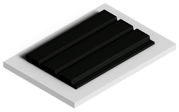 Фото - Стеновые панели HIWOOD LV124 BK