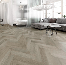 Фото - Кварцевый ламинат Fargo Паркет Английская ёлка Дуб Норден