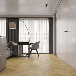 Фото - Ламинат Alpine Floor Chevron Art Дуб Пиренеи