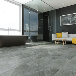 Фото - Кварцевый ламинат Fargo Камень  Платиновый Агат