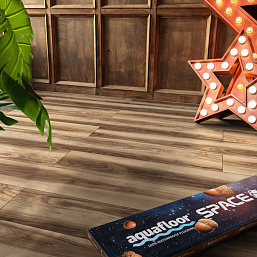 Фото - Кварцевый ламинат AquaFloor Космический орех ИксЭль AF4074NXL