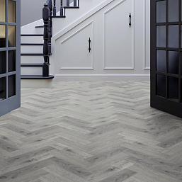 Фото - LVT плитка Invictus Maximus Parquet Highland Oak Frosted