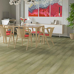 Фото - Кварцвиниловый ламинат Home Expert Natural Дуб Канадский Лес Градиент