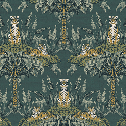 Фото - Флизелиновые обои Loymina Equator Malayan Tigers QTR2 005/1