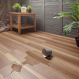 Фото - Кварцвиниловая плитка AquaFloor Классик клеевой AF5504