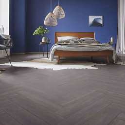 Фото - Ламинат Kronotex Herringbone Дуб Эльба Черный