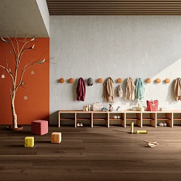 Фото - LVT плитка Invictus замковая Maximus Plank Highland Oak Chocolate