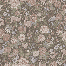 Фото - Флизелиновые обои Loymina Британский лес Forest Deer Brit 3 012