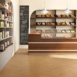 Фото - LVT плитка Invictus Maximus Herringbone Highland oak Classic