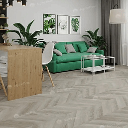 Фото - Кварцвиниловая плитка Alpine Floor Chevron Alpine LVT Дуб Фантазия