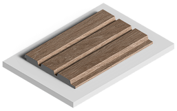 Фото - Стеновые панели HIWOOD LV124 BR416 