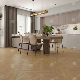 Фото - Инженерная доска Alpine Floor Castle Дуб Миндальный