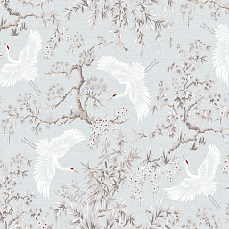 Фото - Флизелиновые обои Milassa Сканди Дзен Тысяча журавлей JA1 006