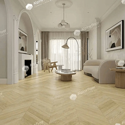 Фото - Кварцвиниловая плитка Alpine Floor Chevron Alpine LVT Дуб Ваниль Селект