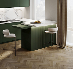 Фото - Кварцевый ламинат Fargo Штучный паркет  Дуб Монако