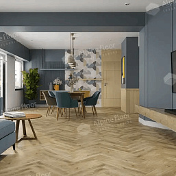 Фото - Кварцвиниловая плитка Alpine Floor Parquet LVT Дуб Кастор