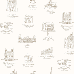 Фото - Дизайнерские обои Milassa Bon Voyage Rêves de Paris D4 001